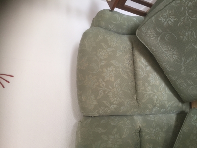 Sofa cleaned in St Athan