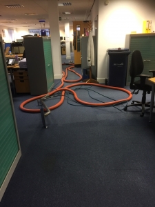 Hoses in the office.